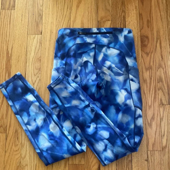 Lululemon 4 Wunder Under Hi-Rise Tight Blush Blossom Alpine White Midnight Navy - Picture 11 of 12